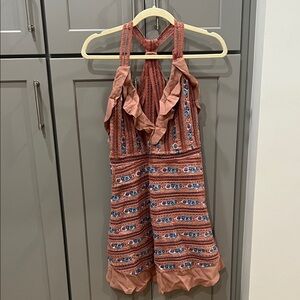 For Love And Lemons Pink Lace Detail Dress